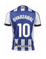 Moške Nogometnih dresov Real Sociedad Mikel Oyarzabal #10 Domači 2025-26 Kratki rokavi Moške Nogometnih dresov Real Sociedad Mikel Oyarzabal #10 Domači 2025-26 Kratki rokavi